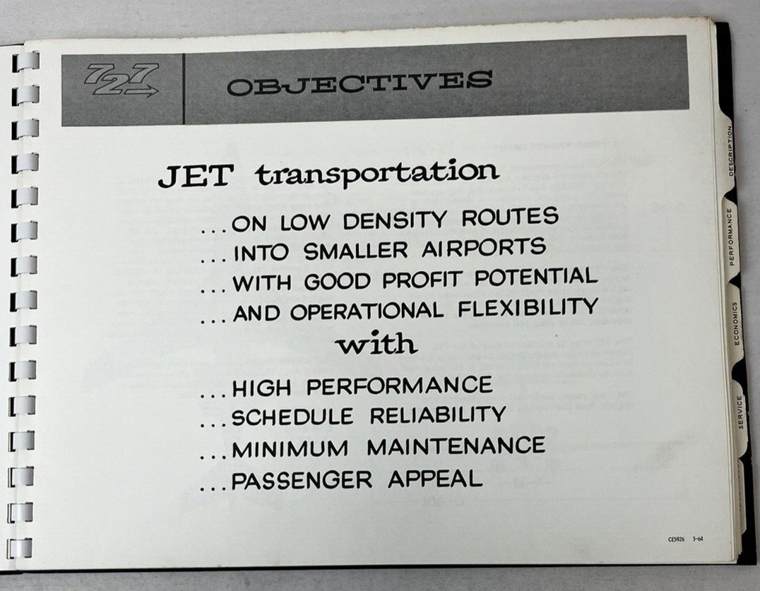 Boeing 727 General Description March 1965 Airplane Division D6-8535