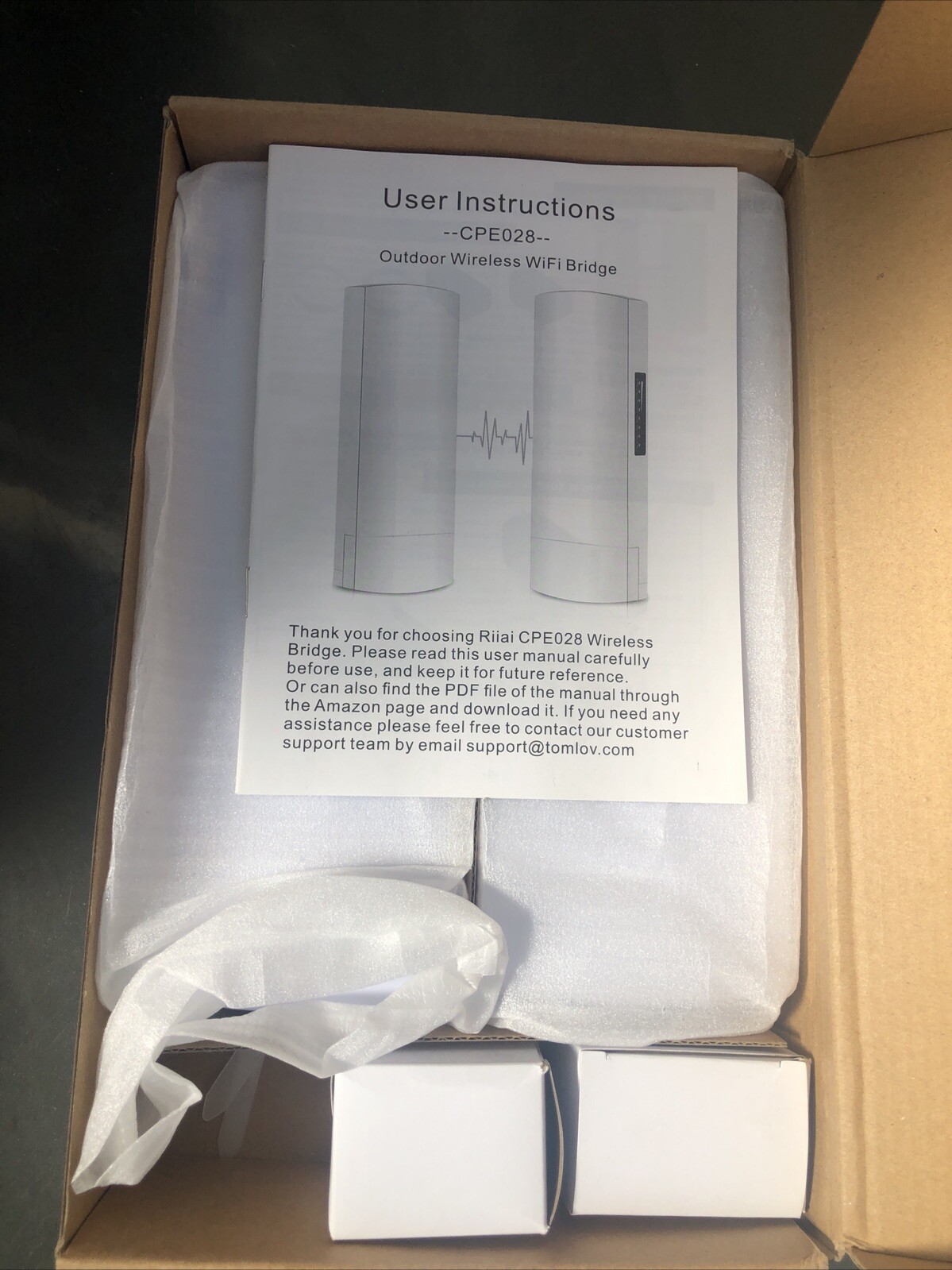 Riiai CPE028 Wireless Bridge 300Mbps Outdoor CPE 5.8G Point to Point Long Range