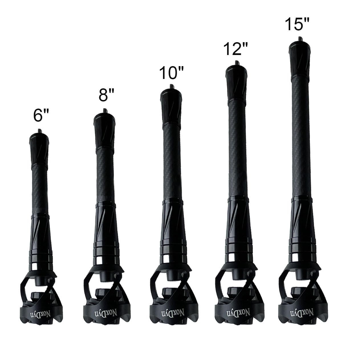 Bow stabilizer, Carbon Compound Bow stabilizer with Weighted Absorbers for En...