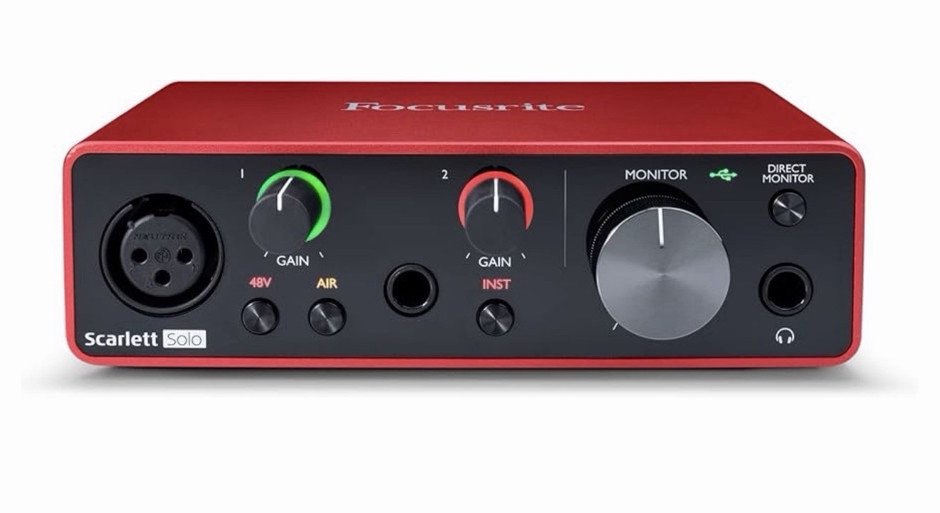 Focusrite Scarlett Solo 3rd Gen USB Audio Interface