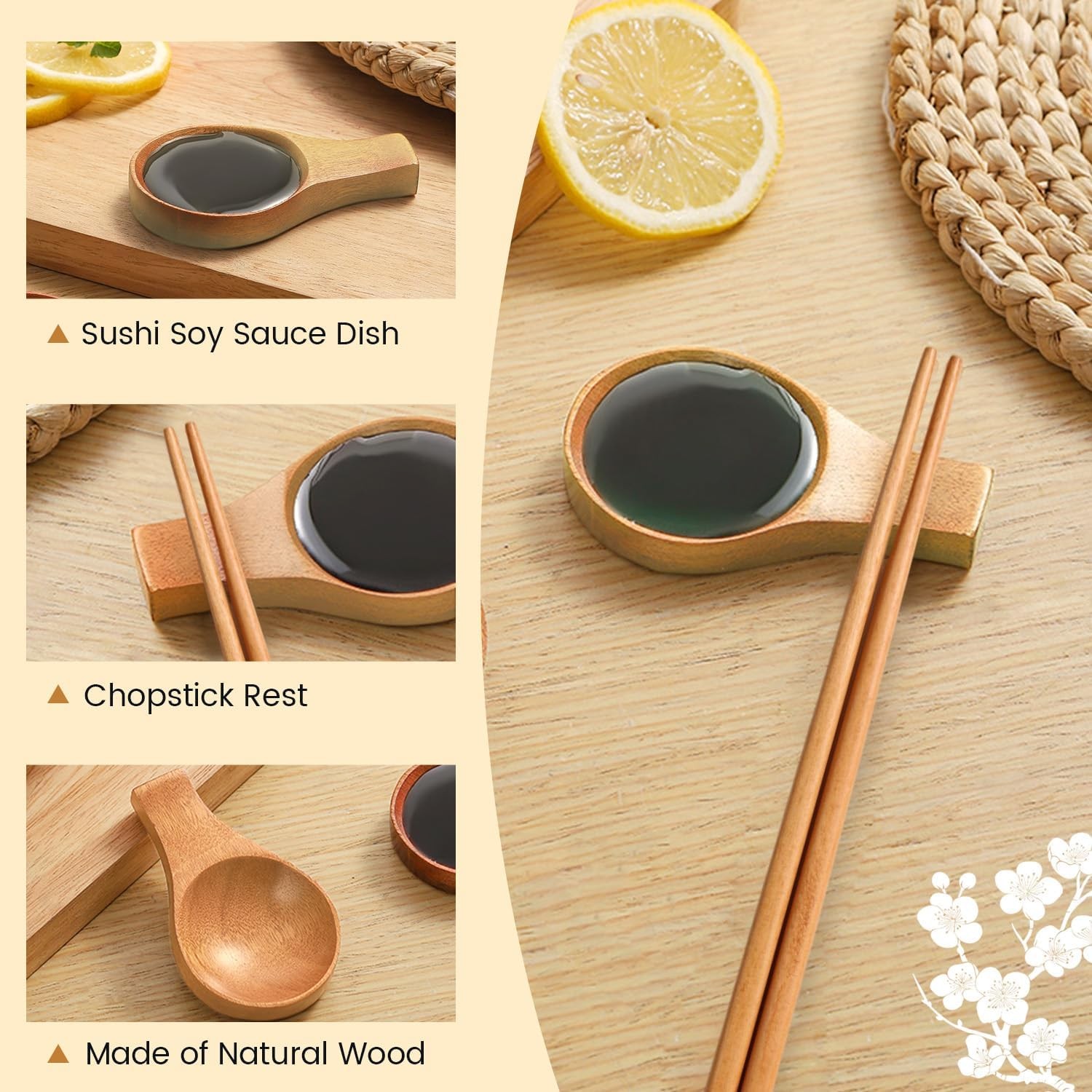 Premium Sushi Making Kit Roller for Beginners or Extra Large, Wood