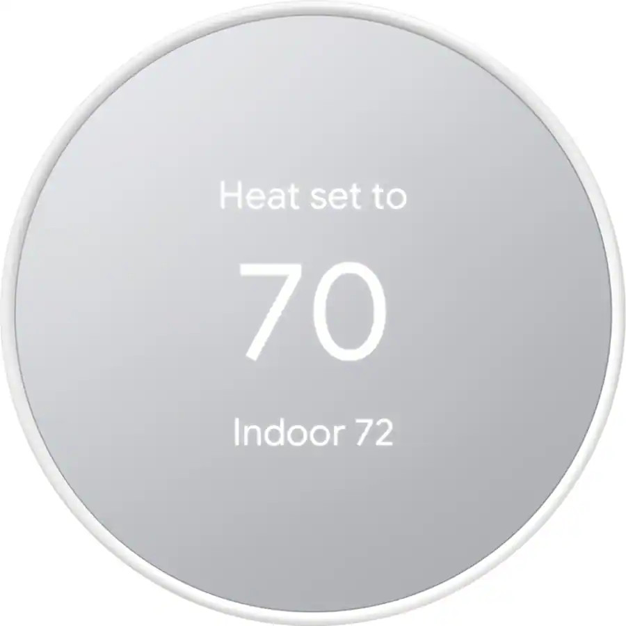 Google Nest Smart Thermostat, Snow - GA01334-US VG *READ*