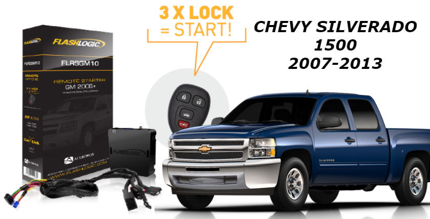 Flashlogic Remote Start for 2010 Silverado 1500 Hybrid w/Plug & Play Harness
