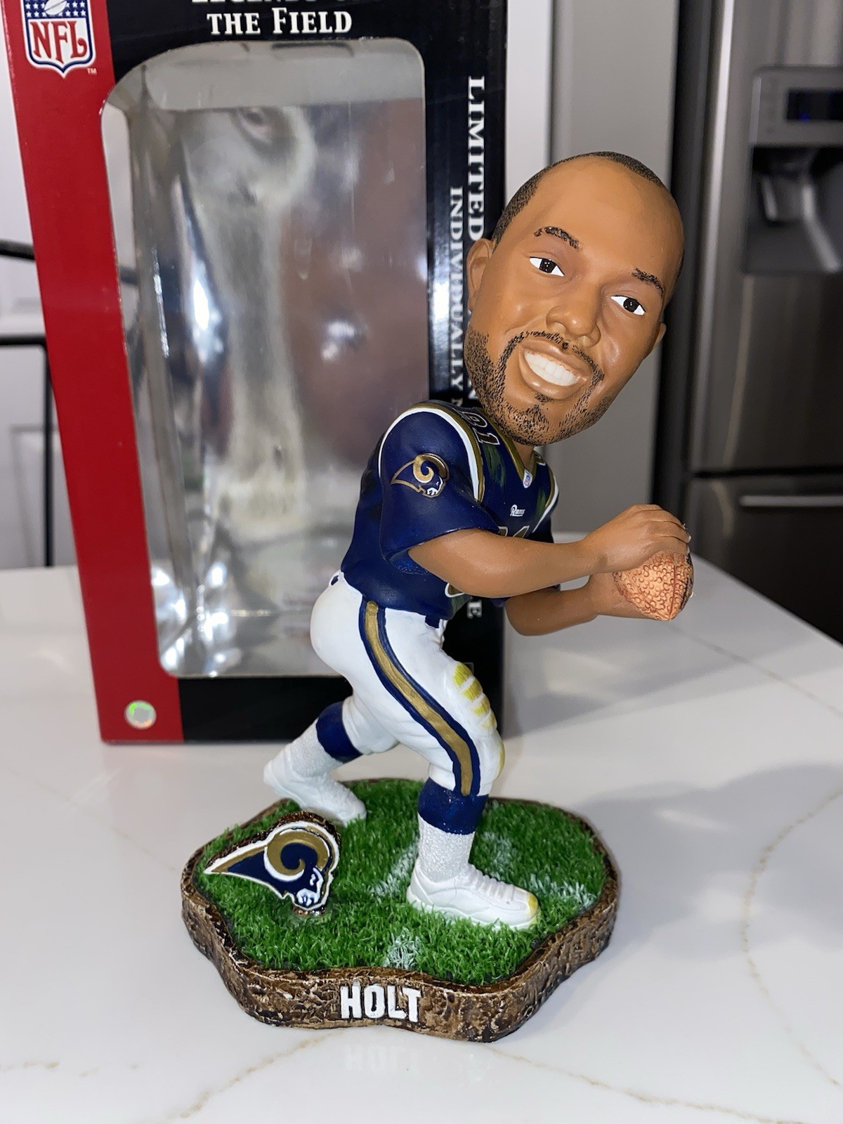 Torry Holt Bobblehead St. Louis Rams Bobblehead Los Angeles Rams Bobblehead
