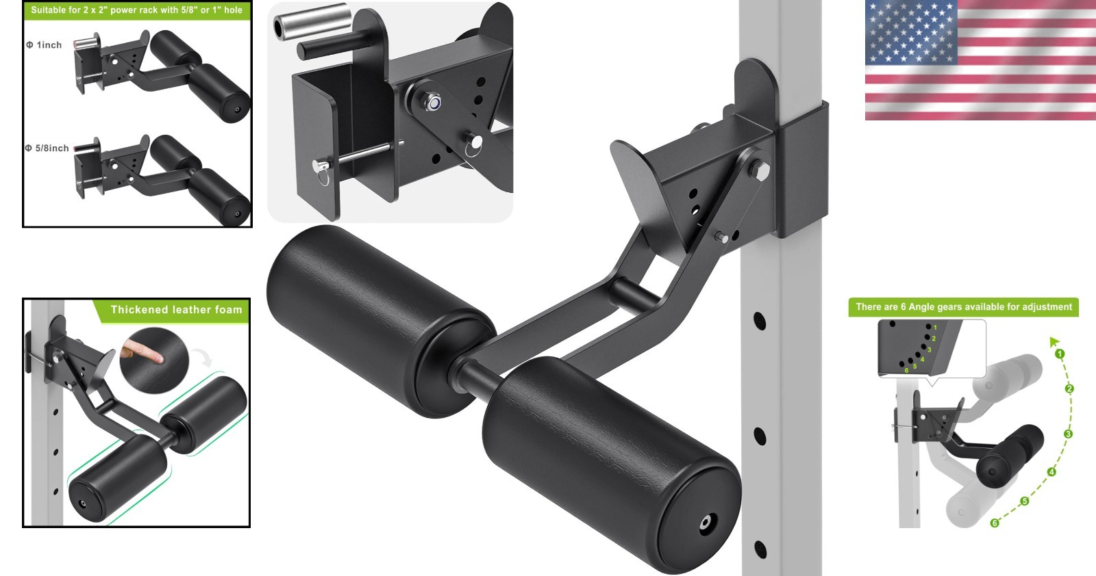 Leg Extension Attachment - Adjustable with Leather Surface^