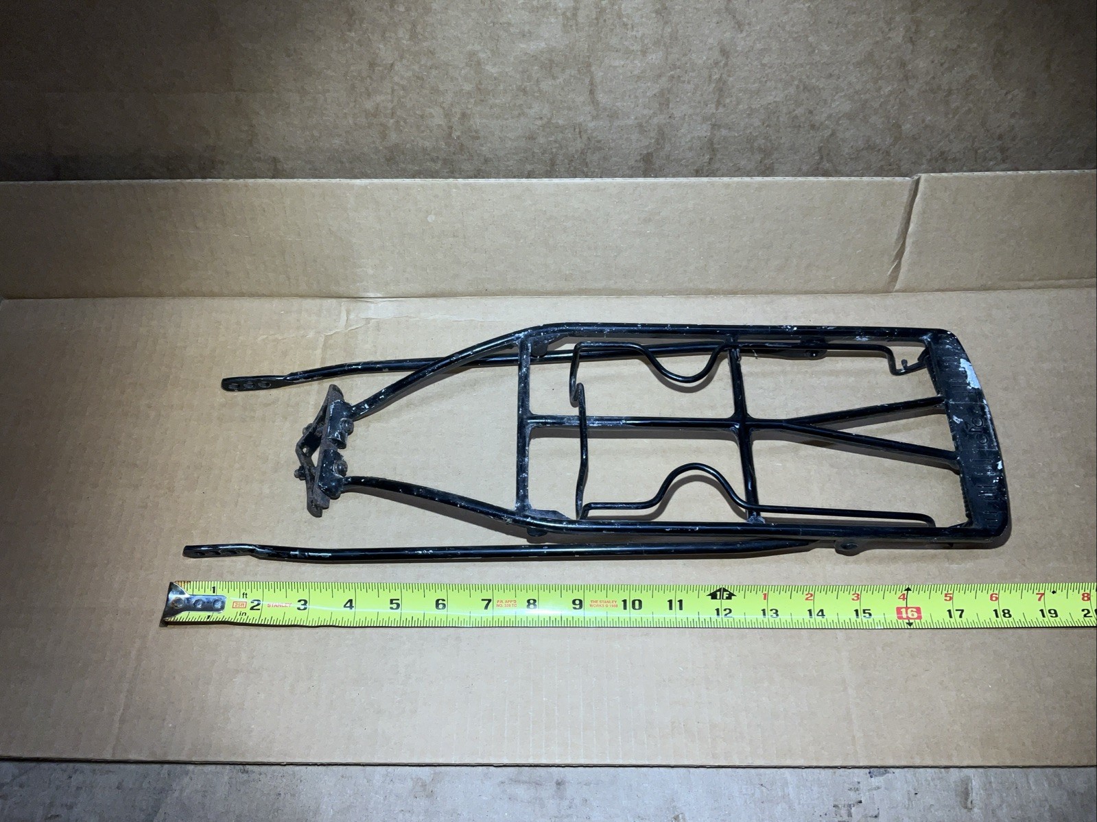 Vintage Cycle Products Rear  Bike Rack CC Stamped Aluminum Rat Trap