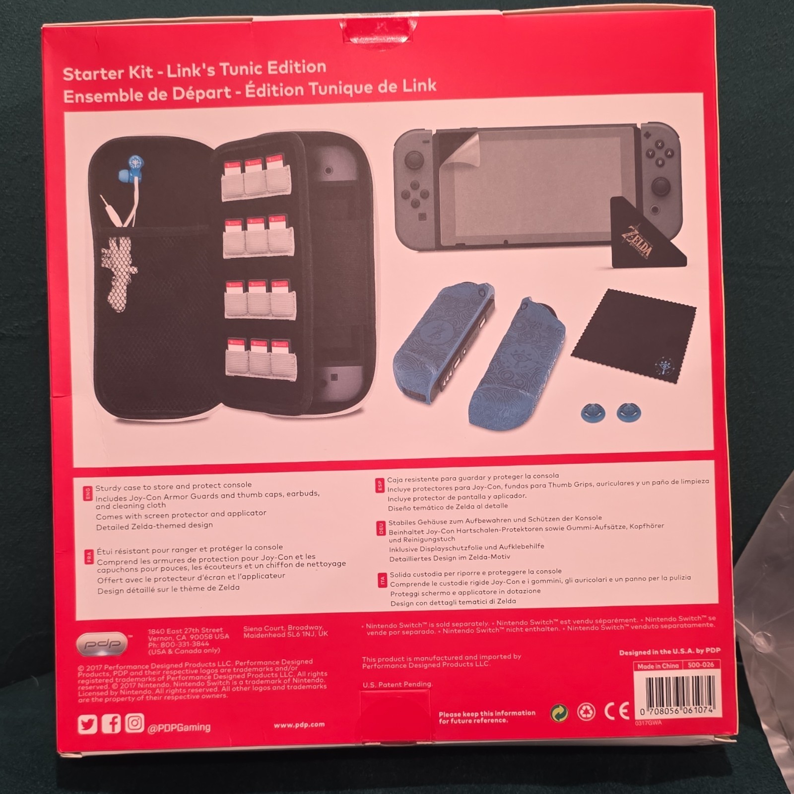 PDP Nintendo Switch Starter Kit Link’s Tunic Zelda 2017