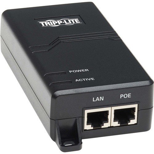 Tripp Lite by Eaton Gigabit PoE+ Midspan Active Injector - IEEE 802.3at/802.3af