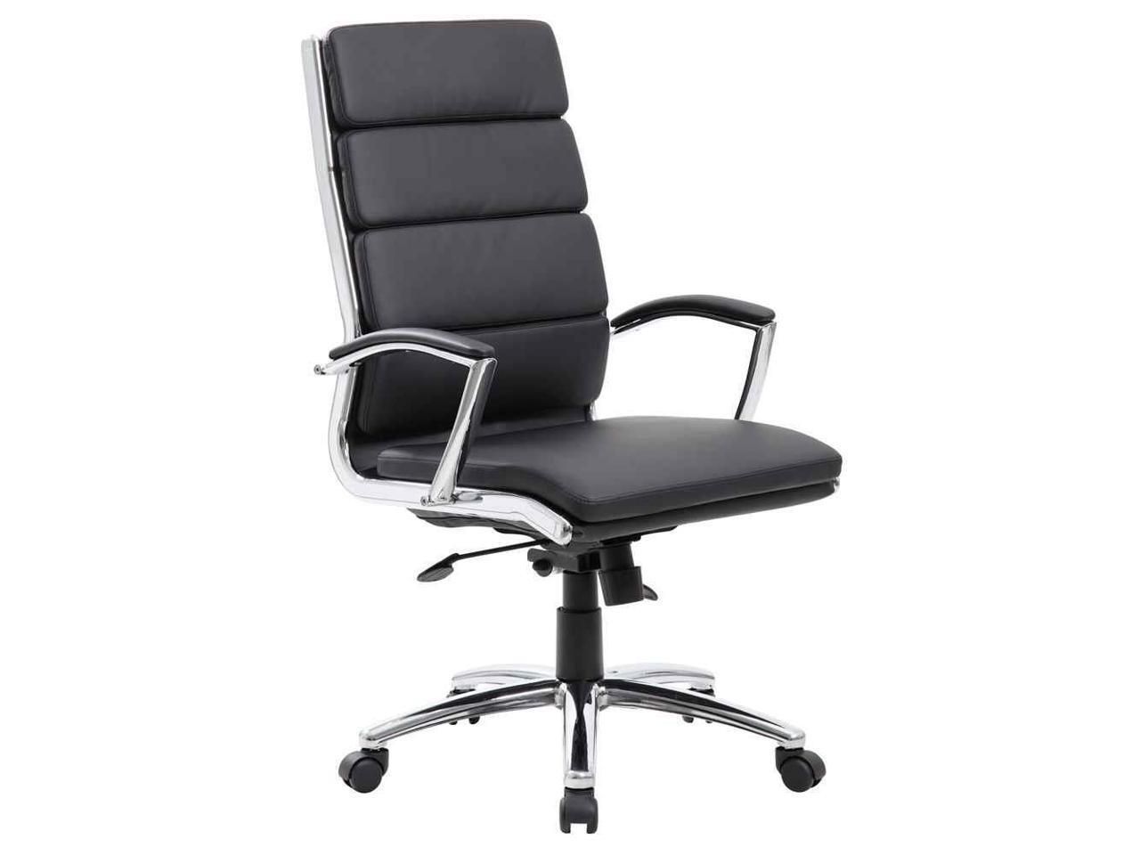 Executive Chair with Metal Chrome Finish