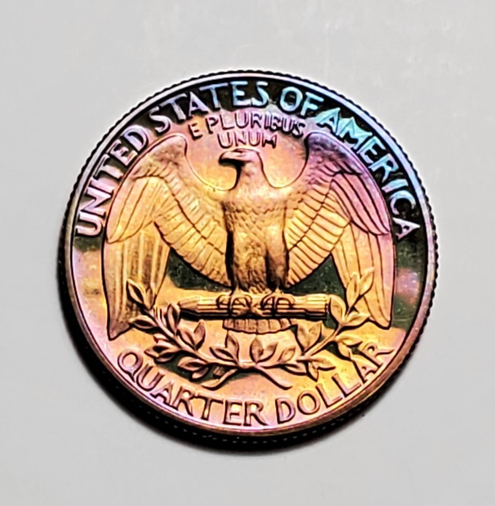 TONED 1981 S WASHINGTON QUARTER PROOF UNC #C3182