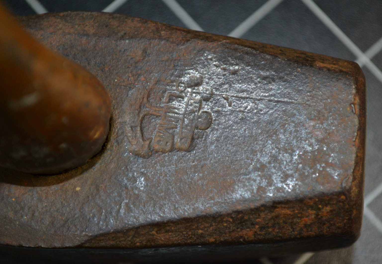 ANCHOR PLUMB - HAND DRILLING HAMMER - 5# - ALL ORIGINAL