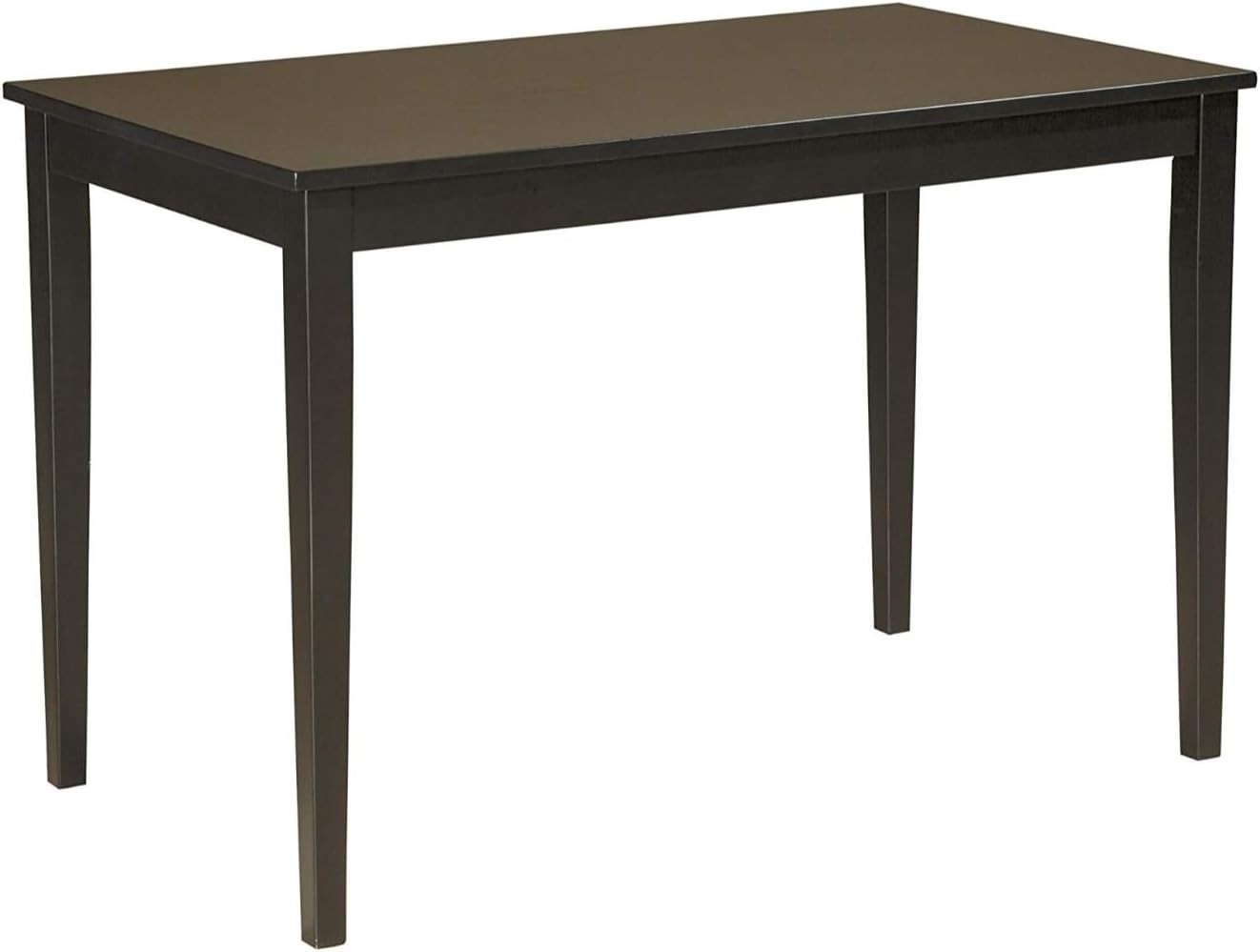Indoor Rectangular Dining Table with Assembly Tools Included, No Tools Needed