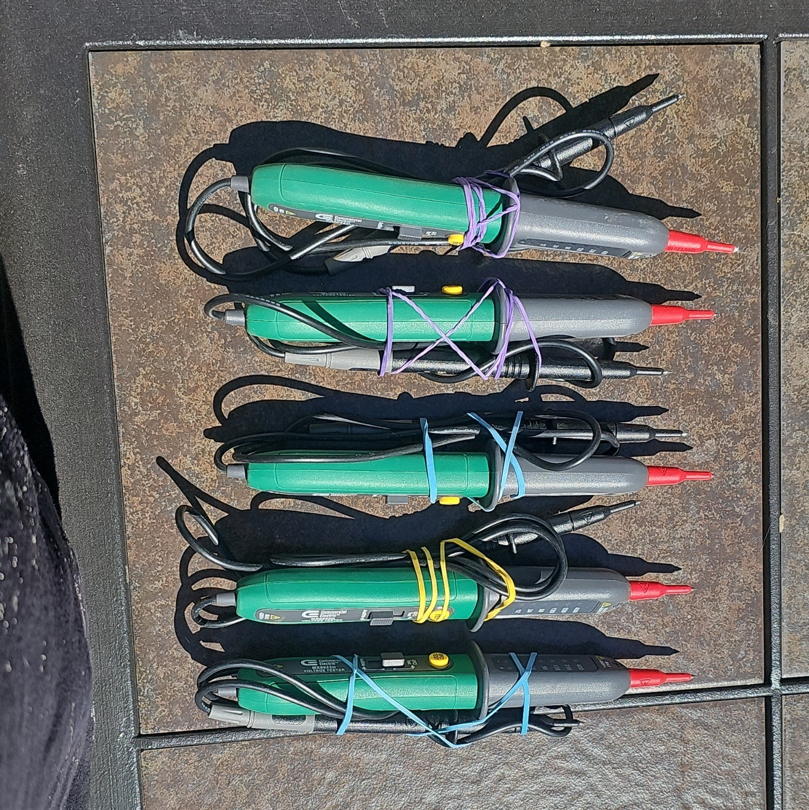 lot of 5 Greenlee Commercial Electric GT-12 Voltage Tester LED Indicator Leads