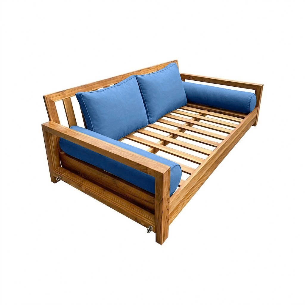 |COVER ONLY| STYLE 1 Twin Bolster Pillow Daybed Porch Swing Pipe Trim AD102