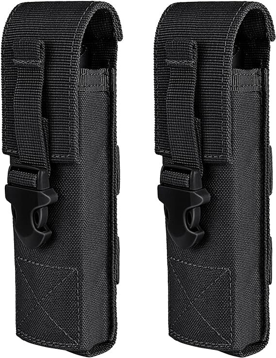 Tactical Flashlight Pouch Holster Case Belt Pouch Molle Organizer Pouch Mini Bag