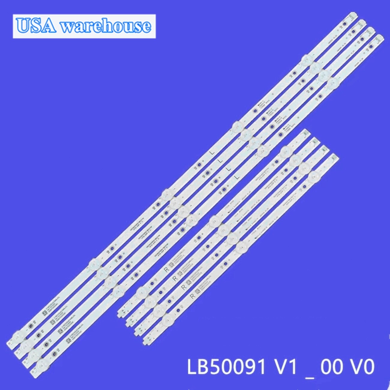 LED Backlight Strips for Insignia NS-50DF710NA19 NS-50DF710CA19 NS-50DF710NA21