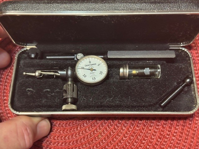 Vintage Craftsman Dial Test Indicator 9-4076 Machinist Tool Original Case