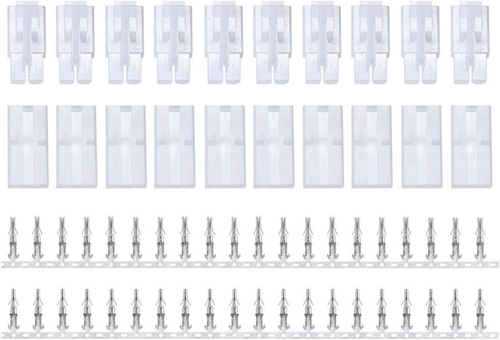 RC Big Tamiya Style Connector Plugs Unwired (10 Pairs)