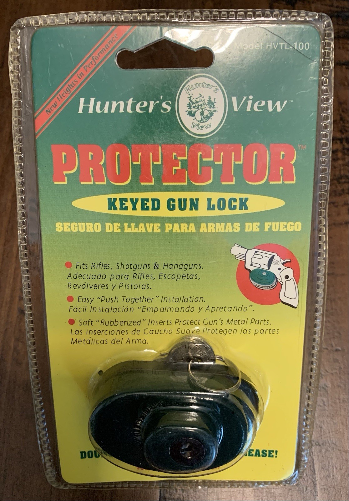Gun Lock Keyed Hunters View Protector Model HVTL-100 In Original  Package