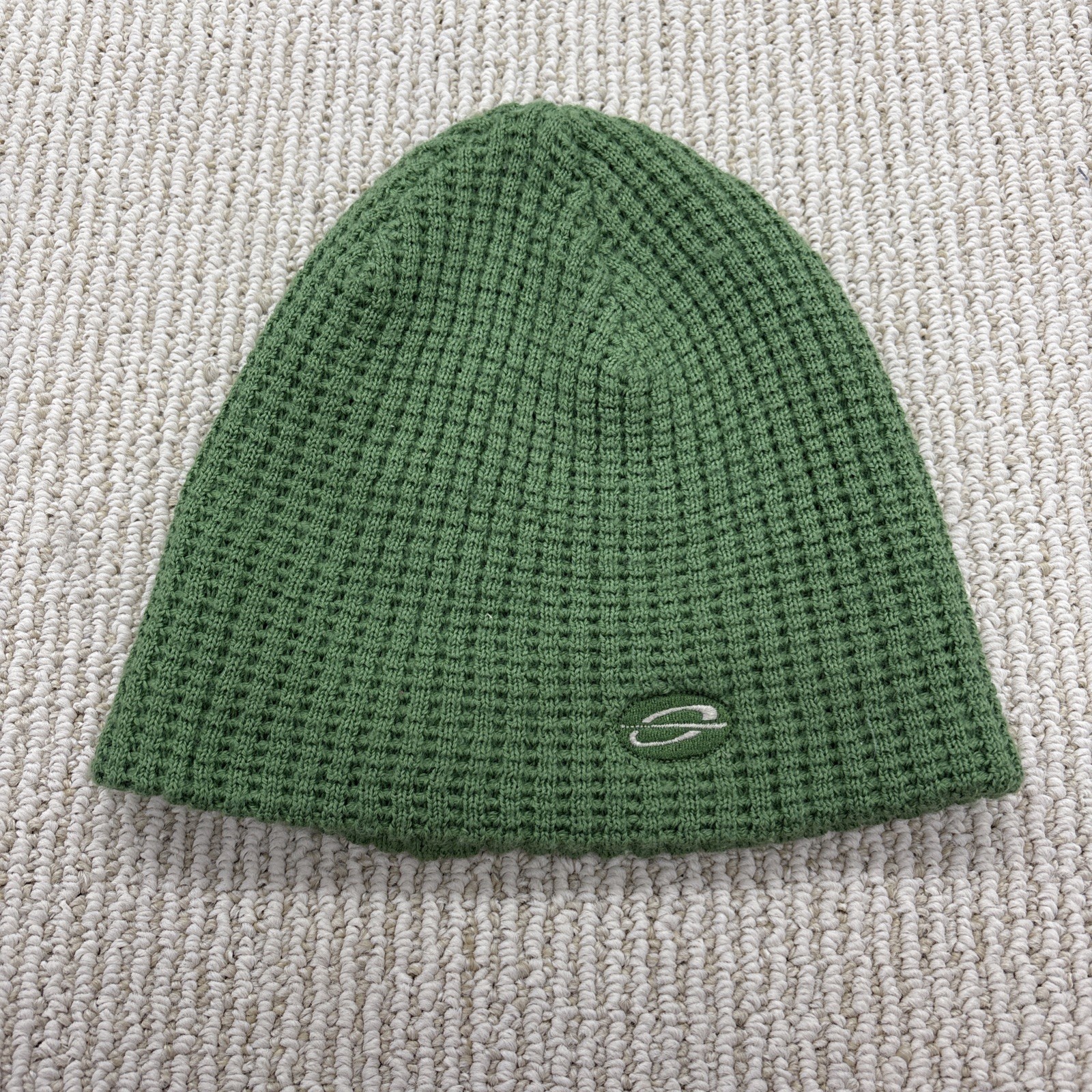 Obermeyer juniors one size wool blend green Beanie Hat Cap Knit