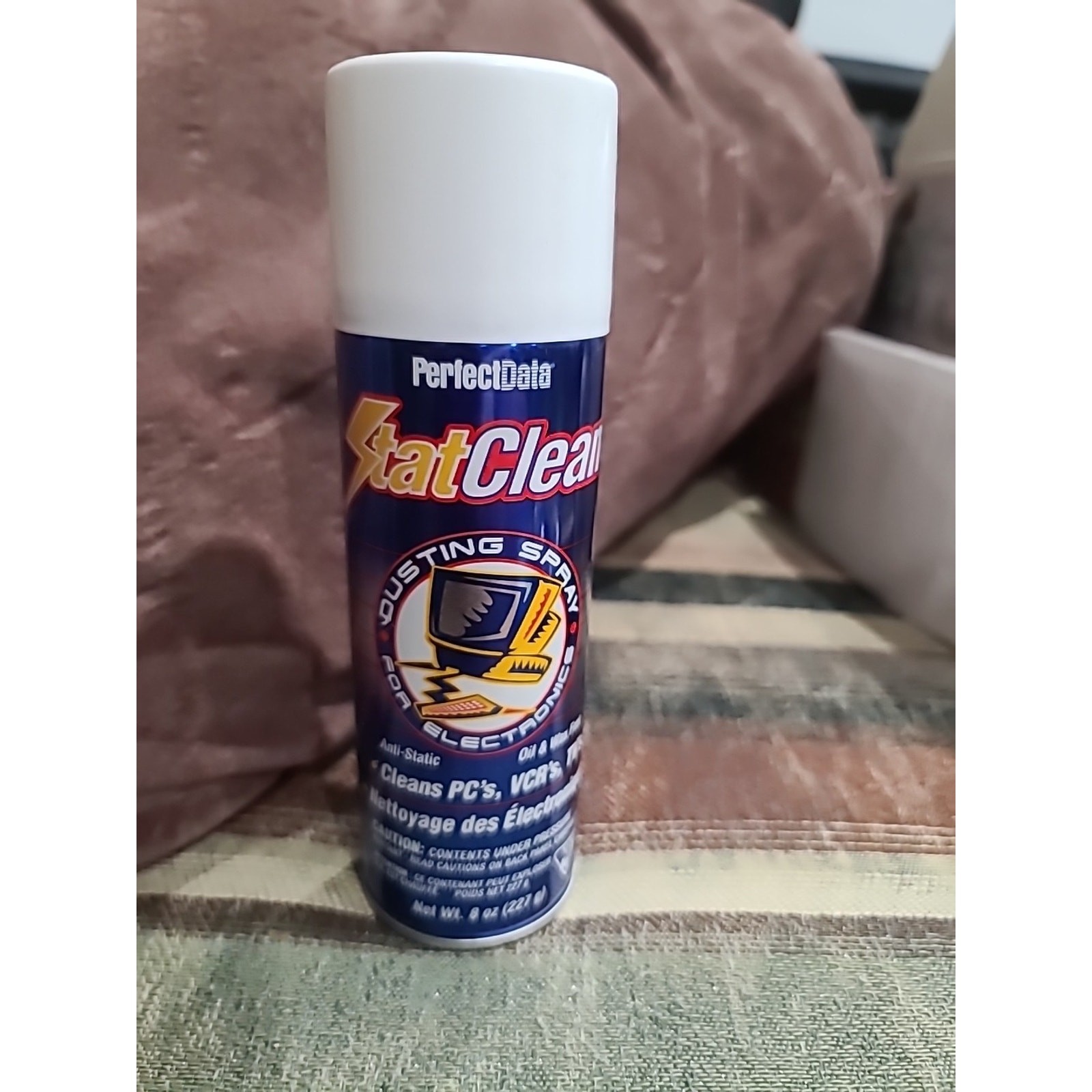 PerfectData StatClean Multi-Purpose Cleaner Static Eliminator Dust Repel 8 oz