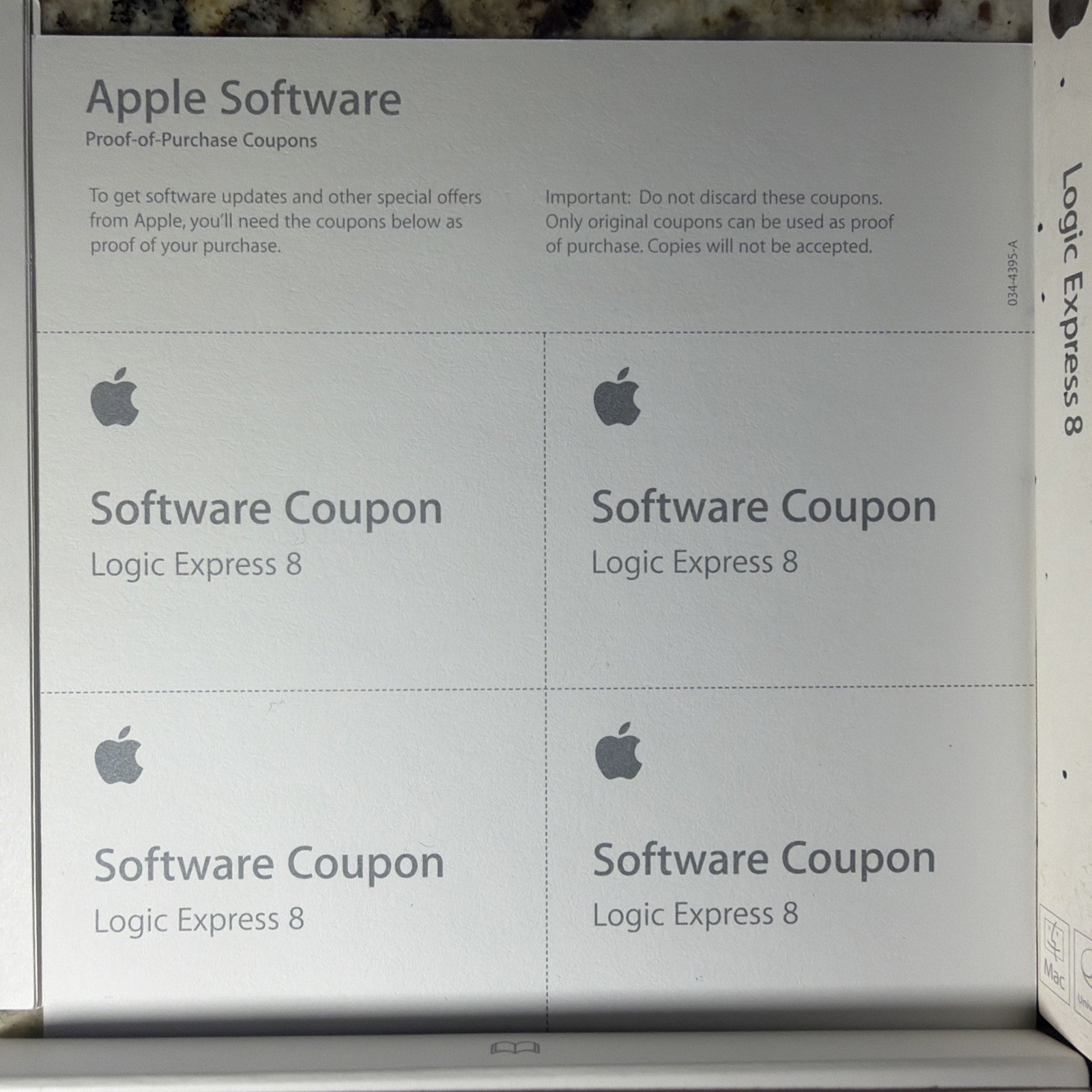 Apple Logic Express 8: Music Editing/Composing for Intel-based (Mac) retail key