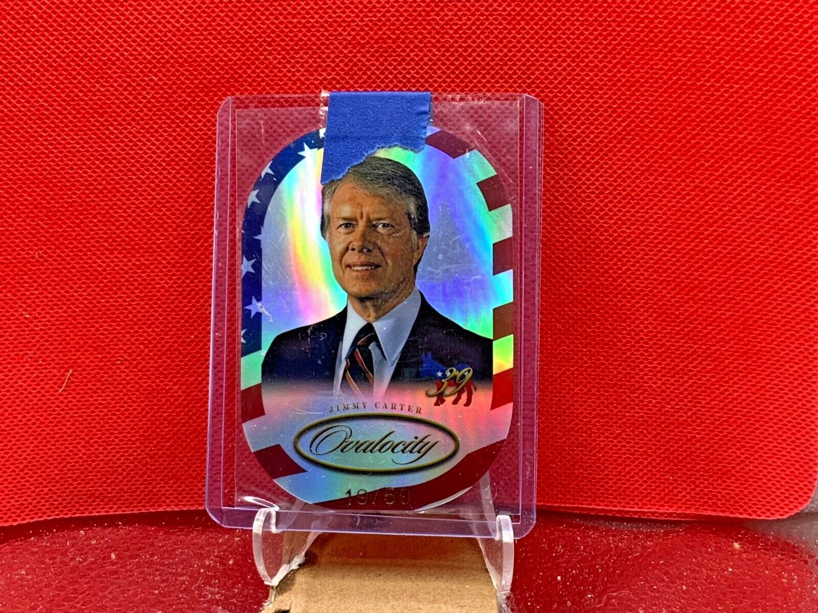 JIMMY CARTER - 2023 PIECES OF THE PAST OVALOCITY EDITION #363   /50   AA38