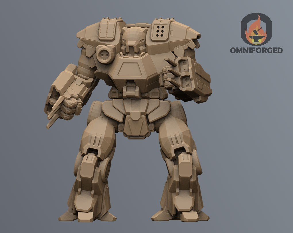 Kodiak Prime Mini MWO Mech Miniature Compatible with Battletech