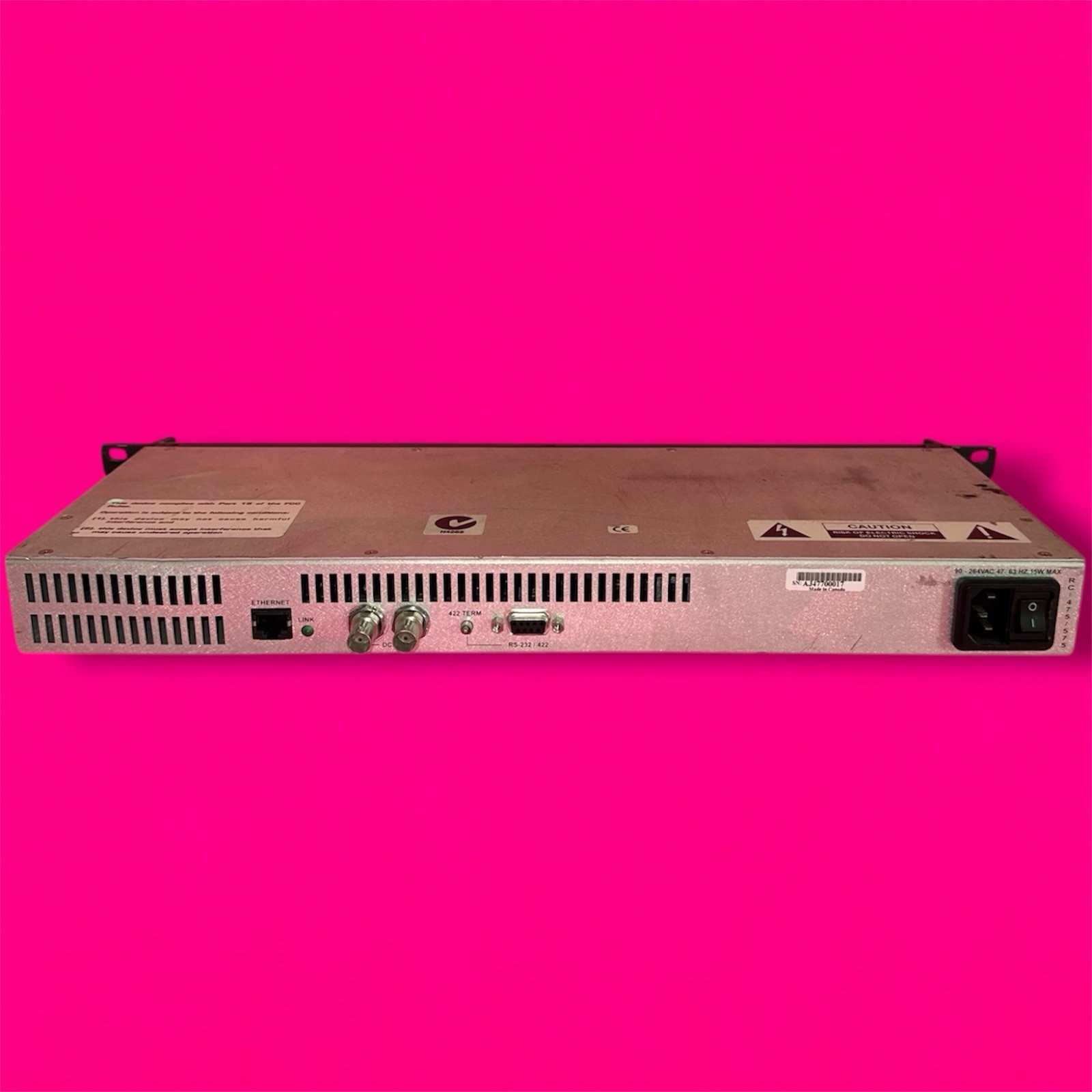 LEITCH DPS RC 575 DIGITAL PROCESSING SYNCHRONIZER READ