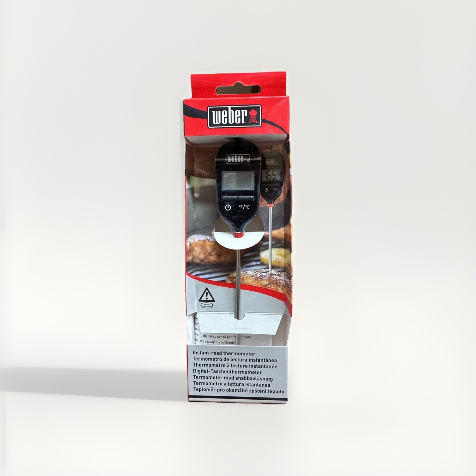 Weber 6750 Instant-Read Digital Thermometer Check Grilling Temp Accurate Cooking