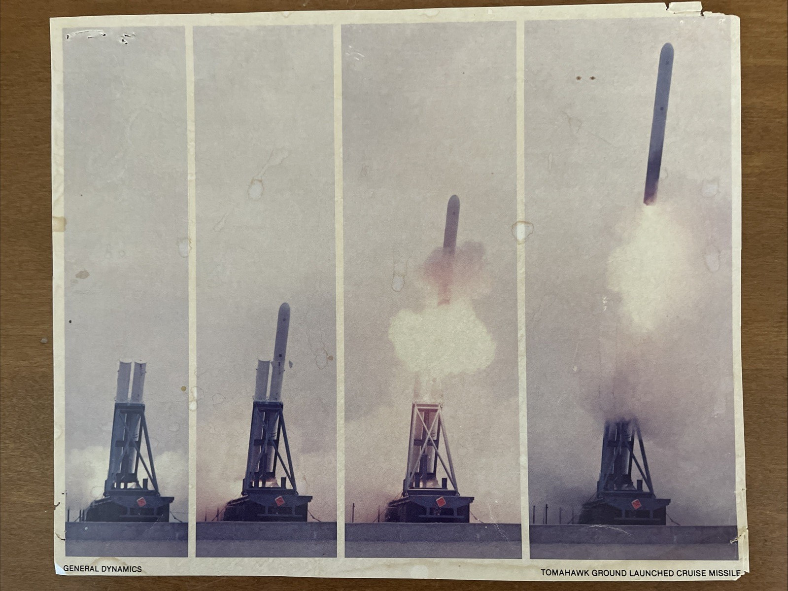 (8) Missile Photos - GLCM & SUB LAUNCH TOMAHAWK, PATRIOT, HARM General Dynamics