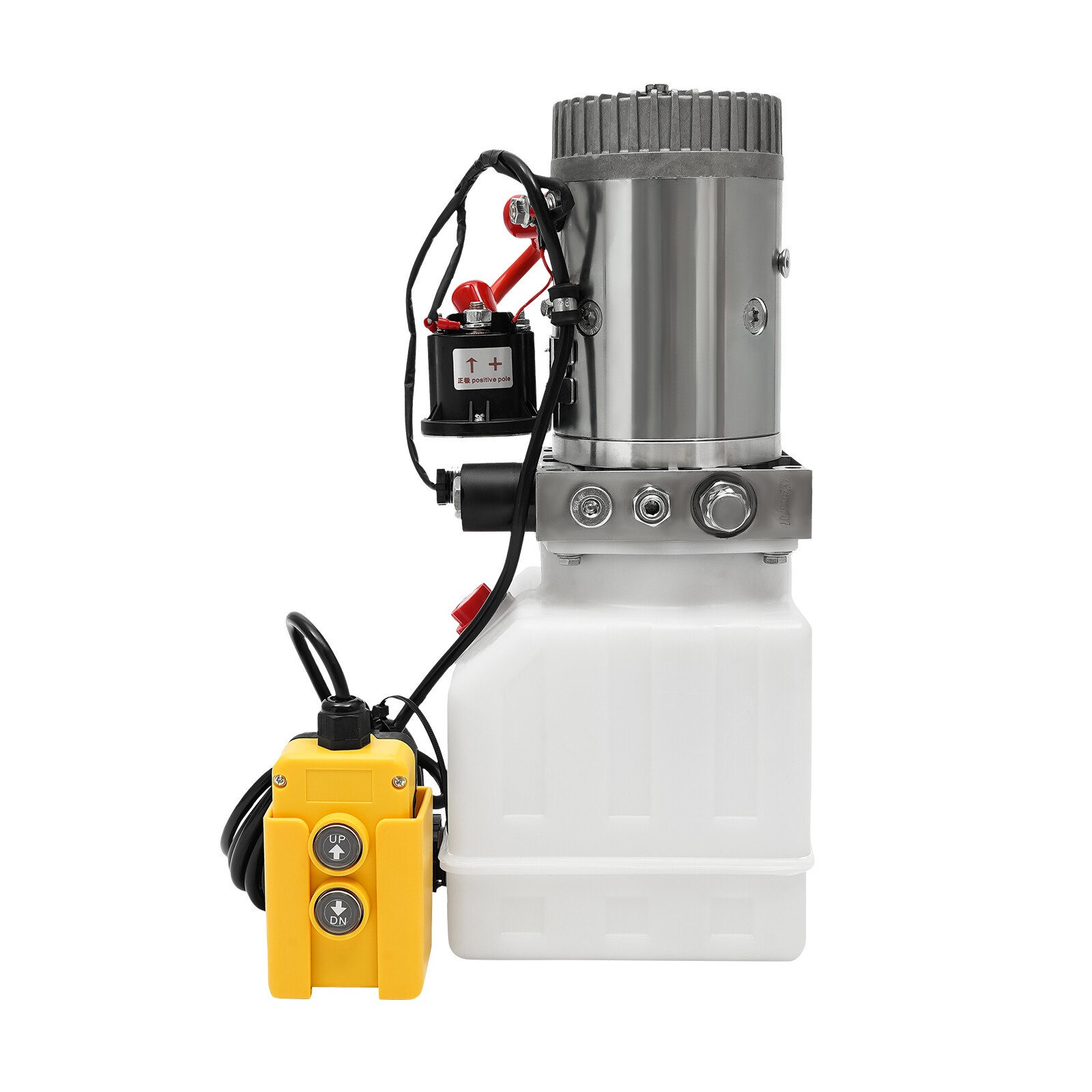 12V 3000W Hydraulic Pump Compact Electric Power Unit w/ Remote Control 2850rpm