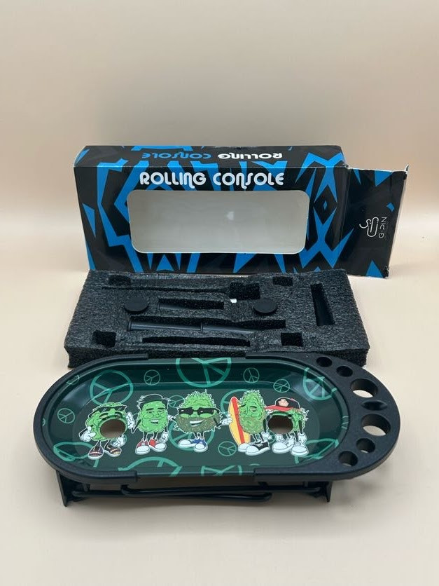 Free Boy Rolling Tray Cone Loader Set, Metal Rolling Tray Console - G-Pin