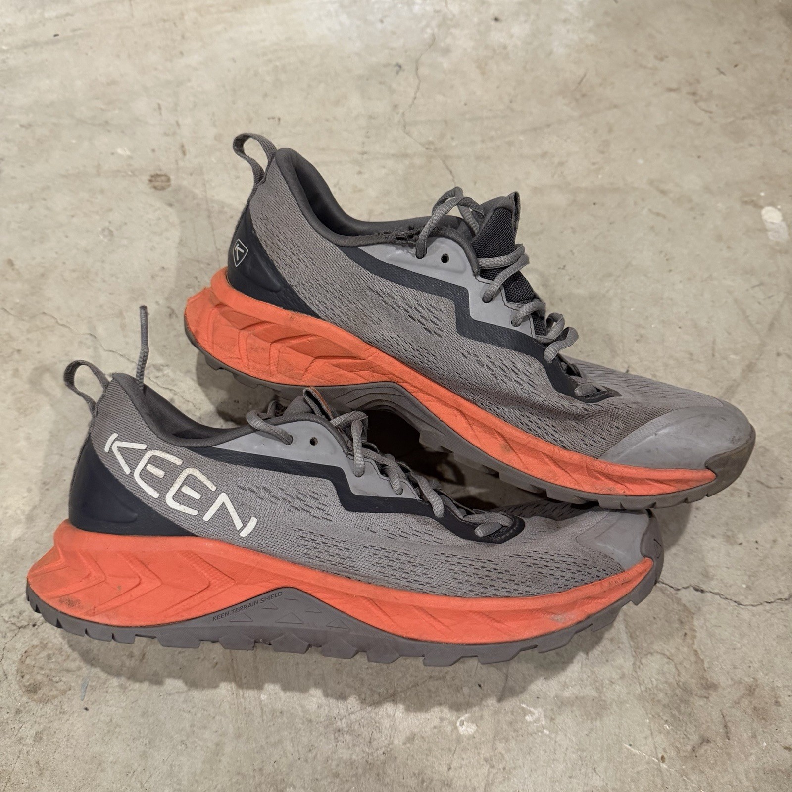 Keen Versacore Speed 1029004 Mens 9 Running Shoes Alloy Scarlet Ibis Sneakers