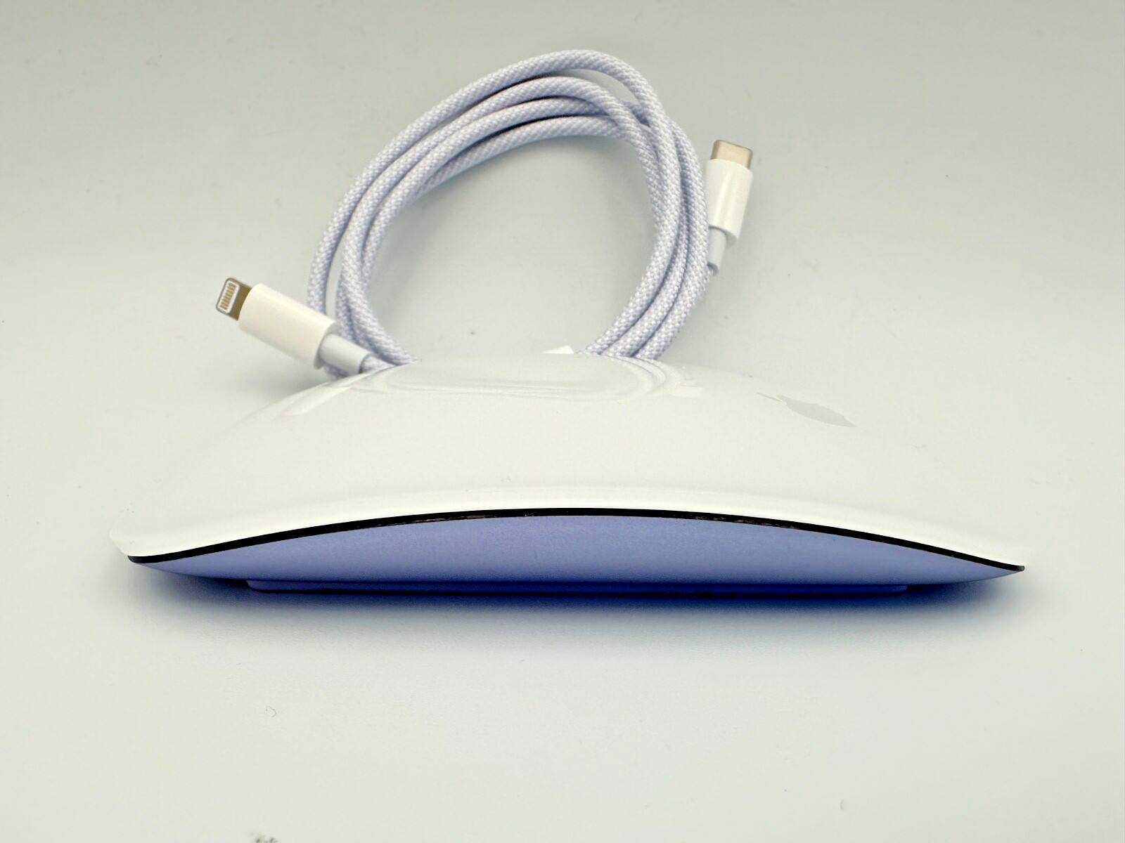 Genuine Apple Magic Mouse for Macs PURPLE A1657  W/ Purple Woven Cable