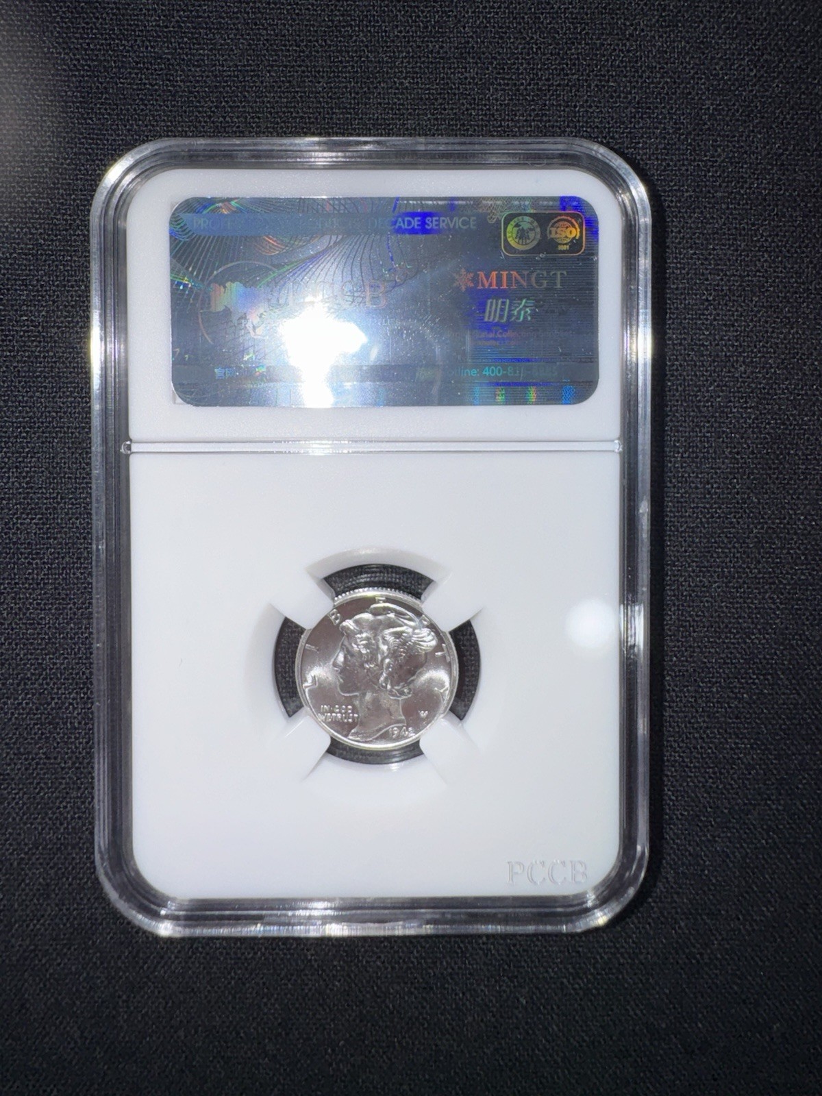 1942 Mercury Dime MINGT Certified Silver 10C US Coin