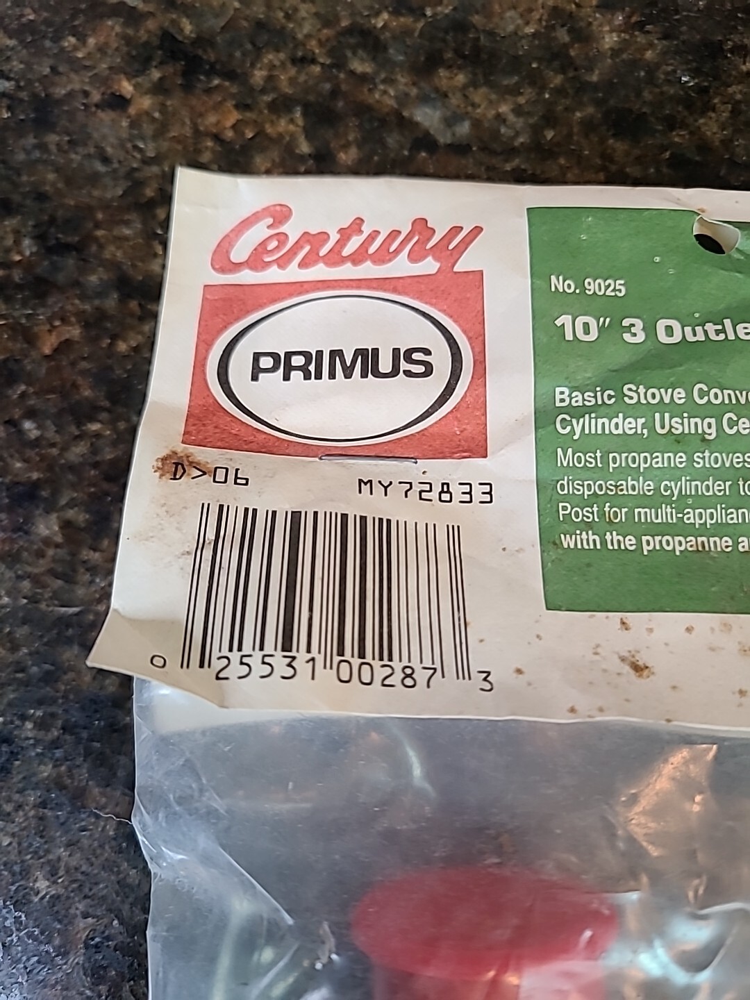Century Primus MY72833 Tri Outlet Safety Post 10" NOS 3Way Conversion Post NEW!