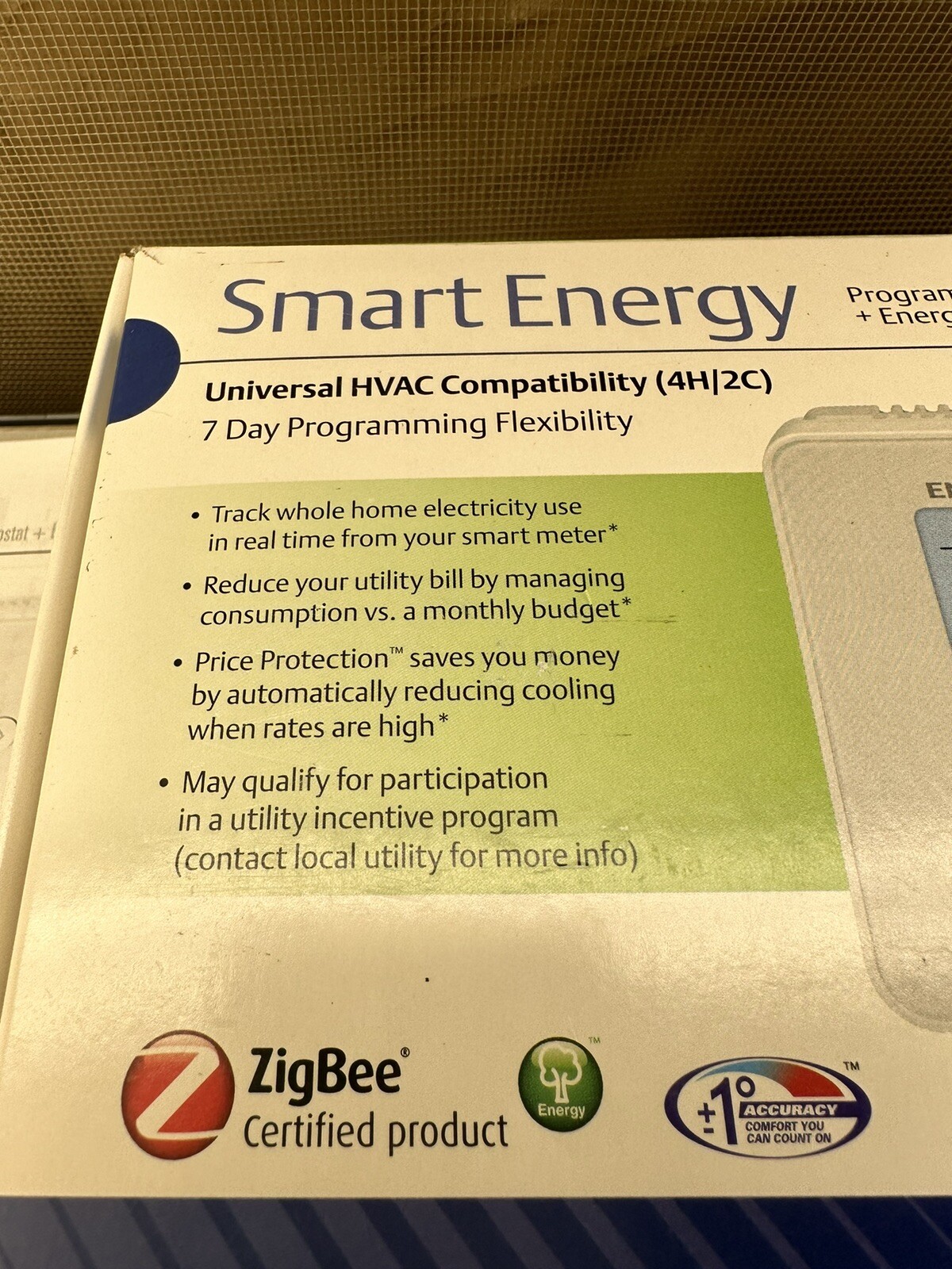 Emerson Smart Thermostat and Energy Monitor EE542-1Z