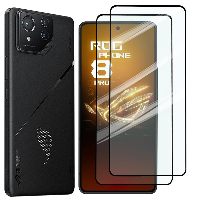 2PCS ASUS ROG Phone 8 Rog8 Pro Full Cover Tempered Glass Cover Screen Protector