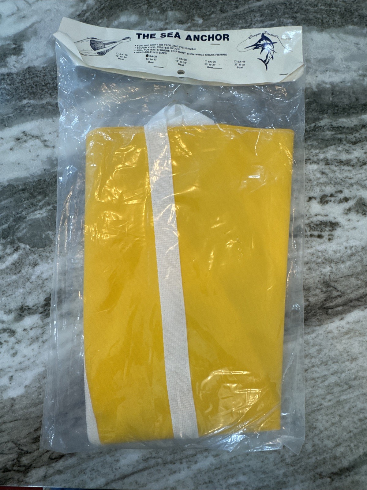 The Sea Anchor 24” For 14’-17’ Boat. Sea Anchor Boat SA24 NEW Free Shipping!