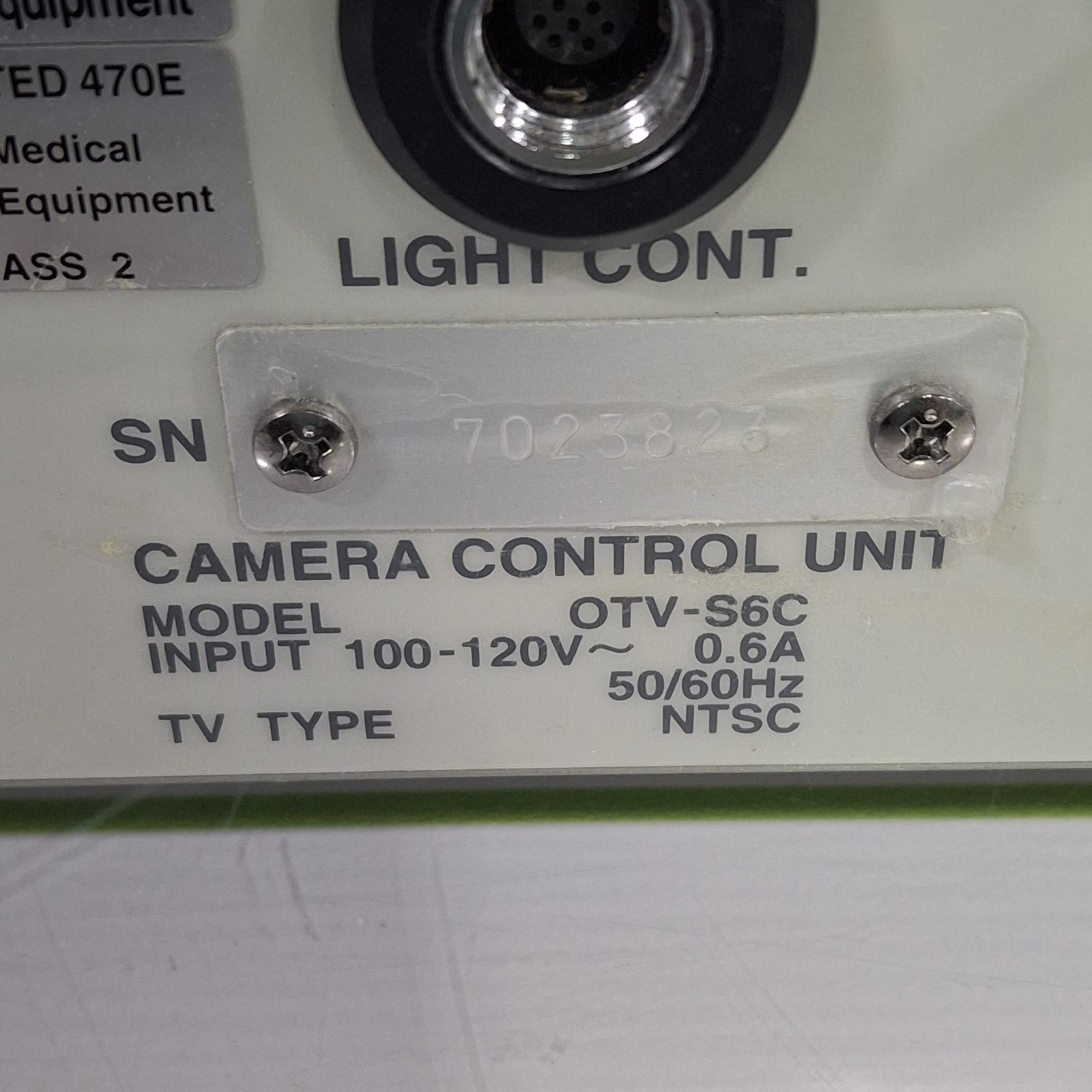 Olympus OTV-S6 Larposcopy Light Source