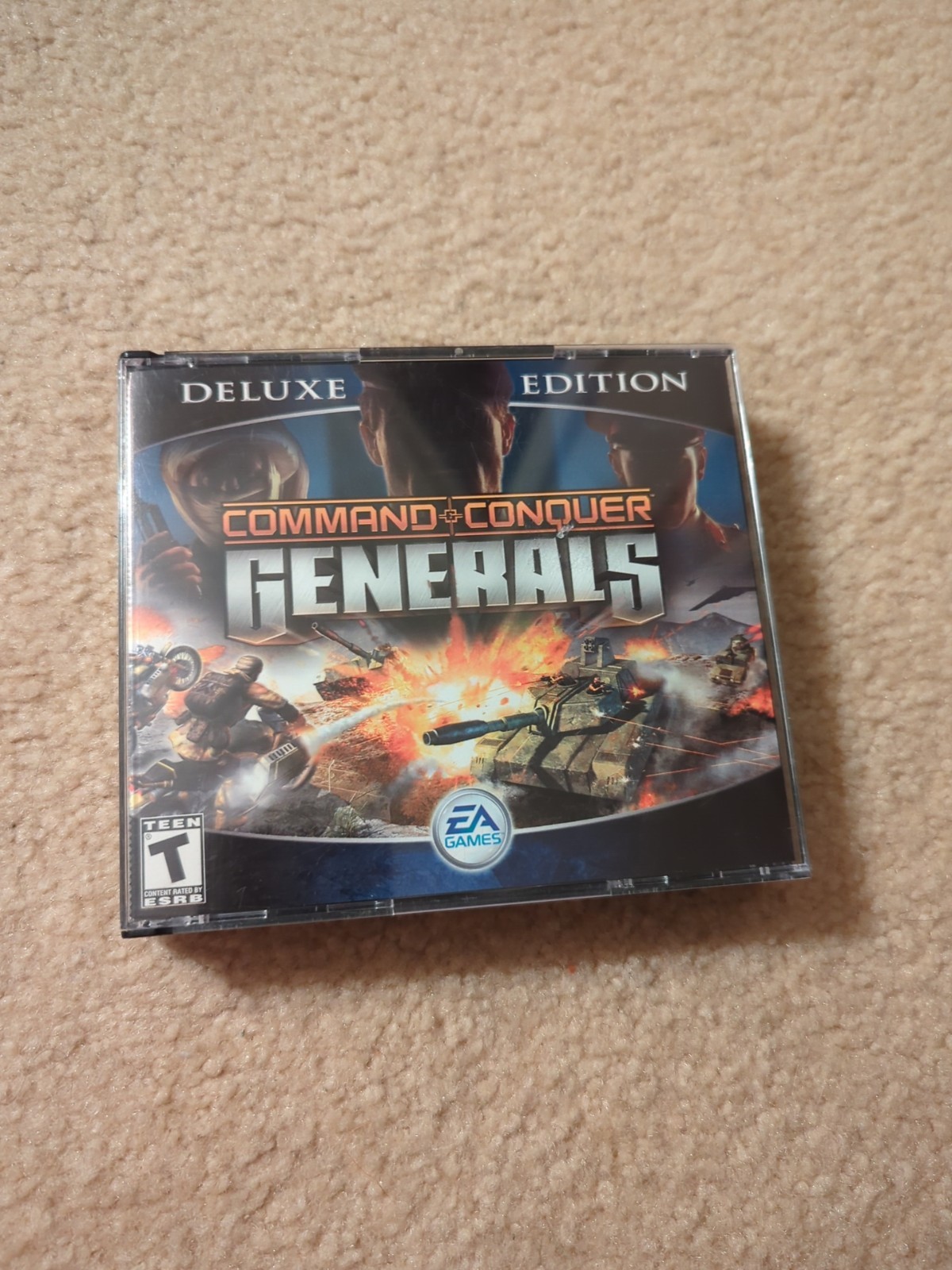 Command & Conquer Generals Deluxe Edition PC CD w/ Zero Hour Expansion Complete