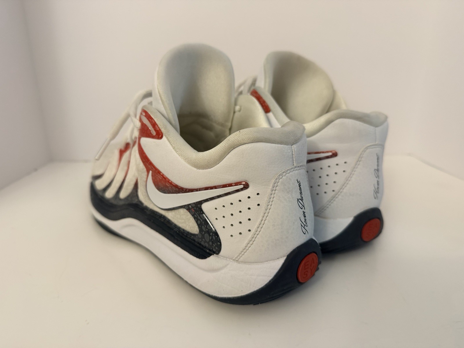 Nike Kevin Durant KD 17 USA White Obsidian University Red FJ9487-101 sz 10 Men's