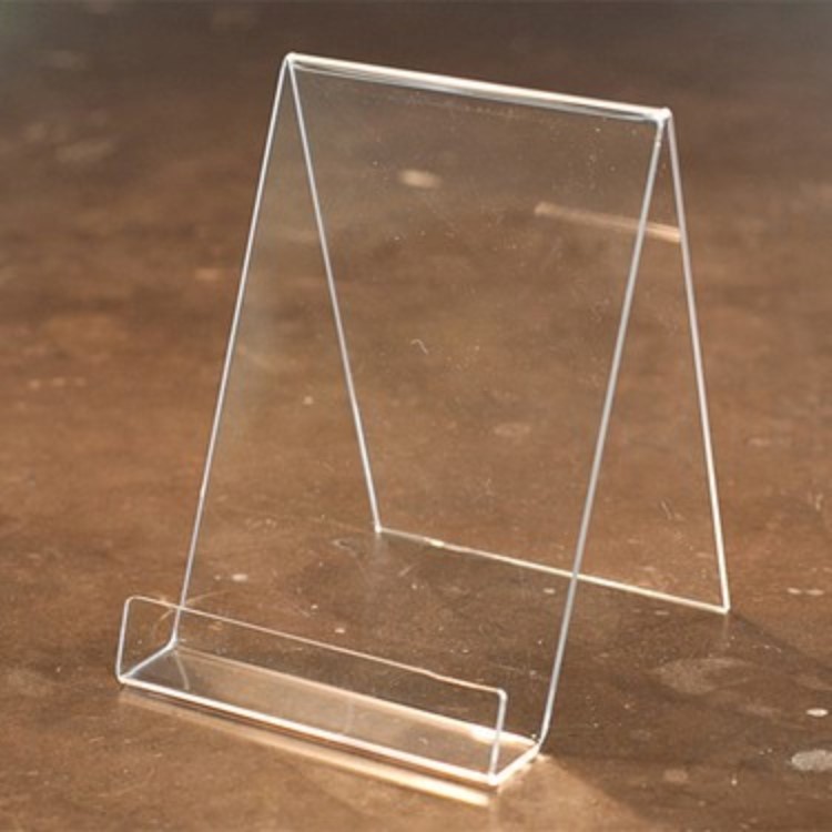 Store Display Fixtures NEW 7½"W x 8"H WITH 1" OPENING ACRYLIC DISPLAY EASEL
