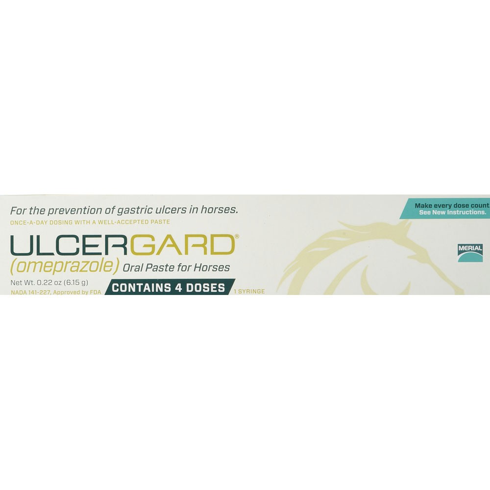 Merial Ulcergard Omeprazole Oral Paste For Horses Horse Ulcer Prevention