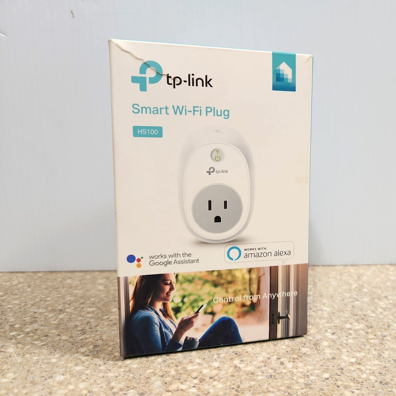 TP-Link HS100 Wi-Fi Smart Plug Kit ~ NEW Open Box