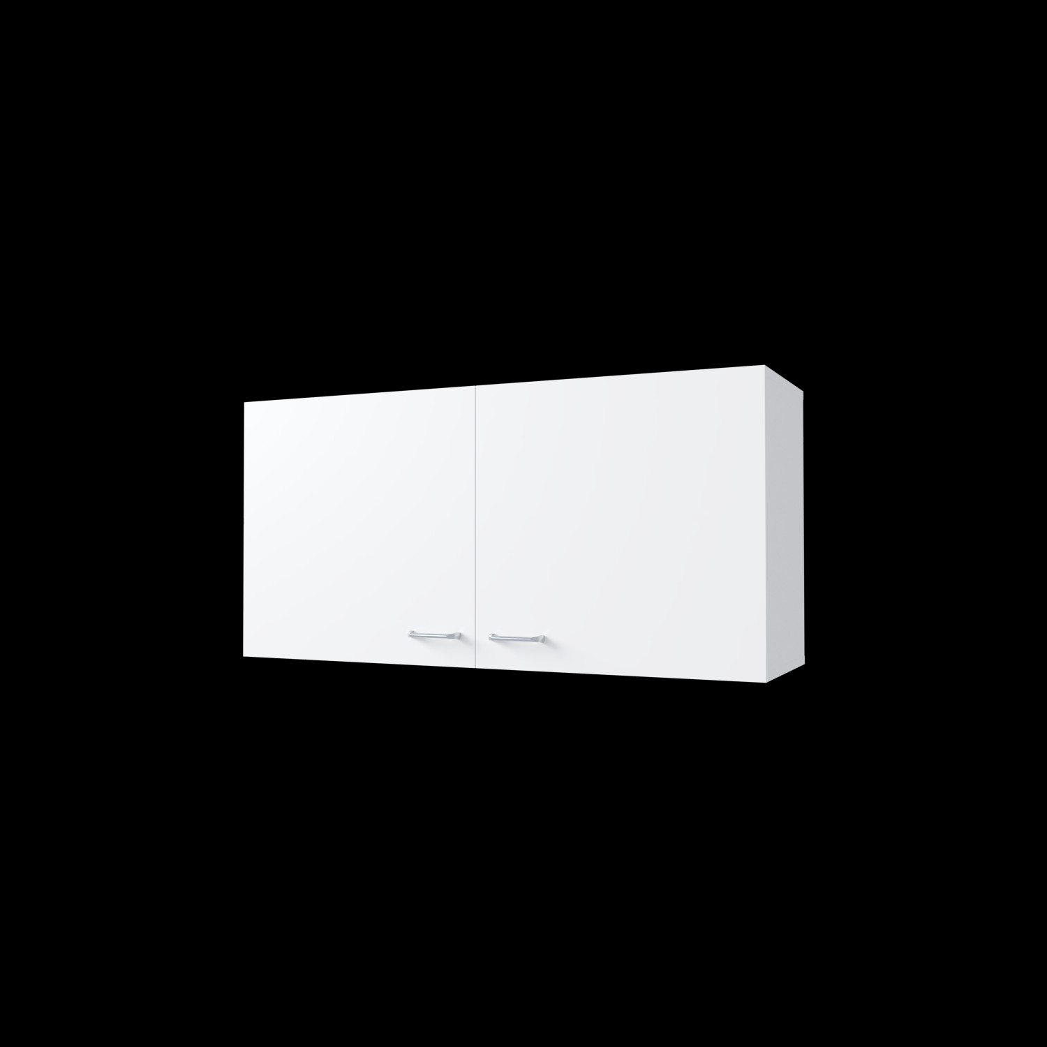 Oklahoma Wall Cabinet in melamine, Two Doors