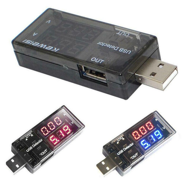 LCD USB Detector Voltmeter Ammeter Voltage Power Capacity Tester Current Meter