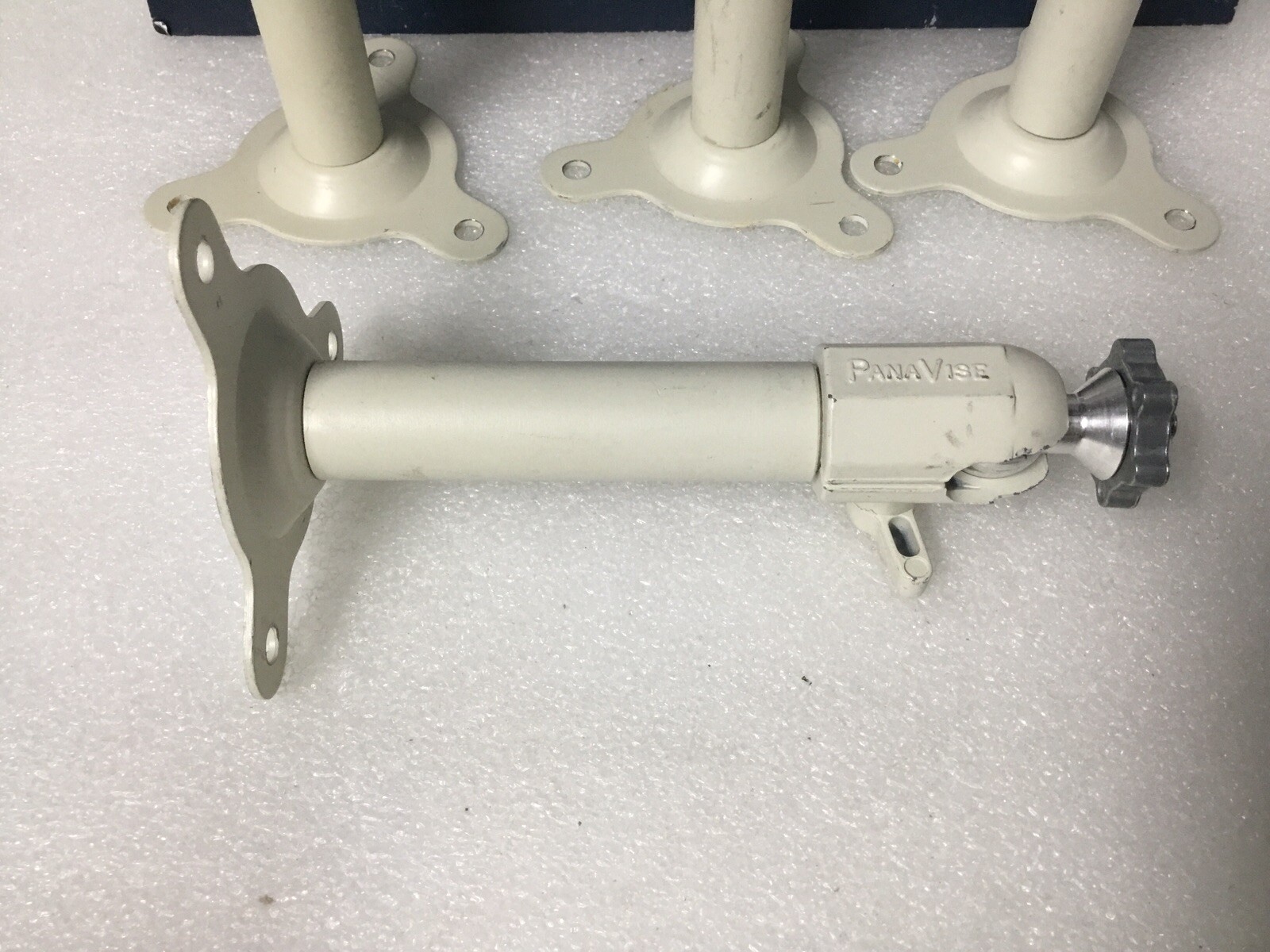 Lot 2 PanaVise CCTV Aluminum 6” Wall / Ceiling Mount Bracket For Security Camera