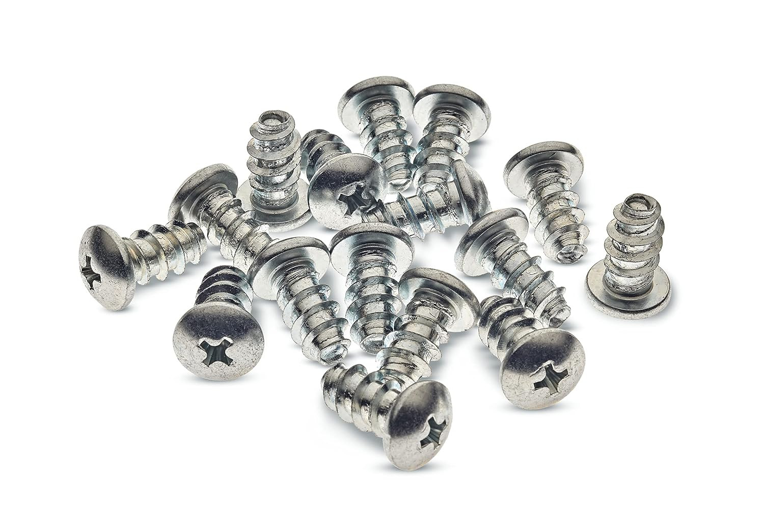 1/4'' DuraHook Pegboard Screws - 50 Pack, Silver